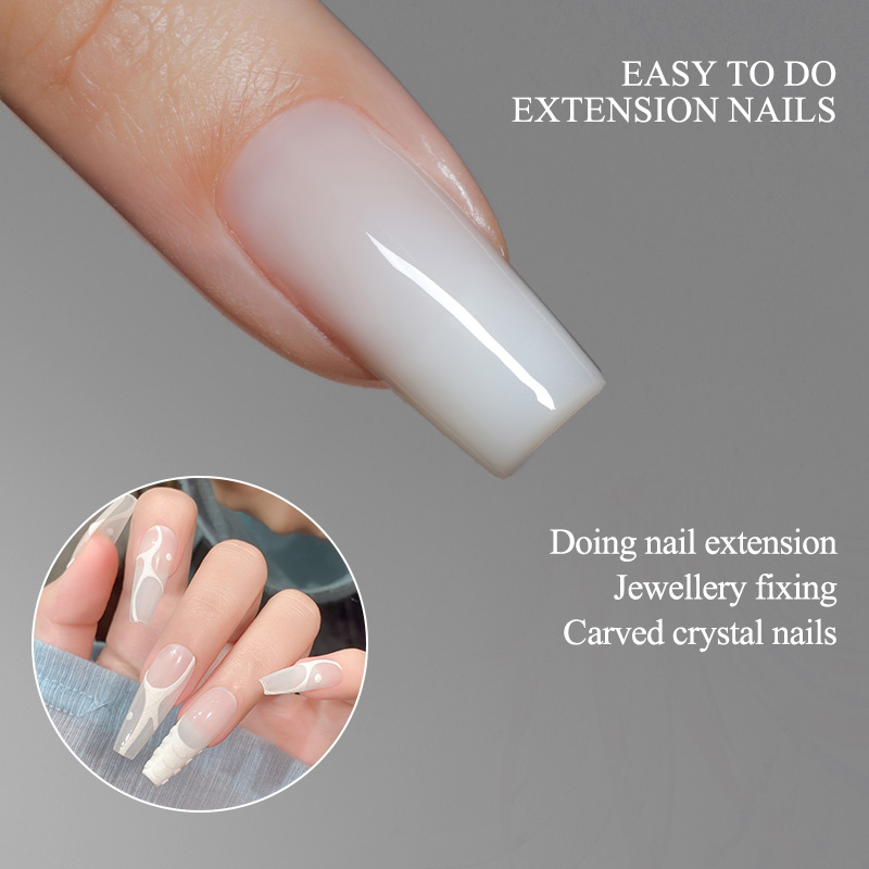 مسحوق أكريليك احترافي وردي/أبي - مراجعة Acrylic Powder Clear وسعره