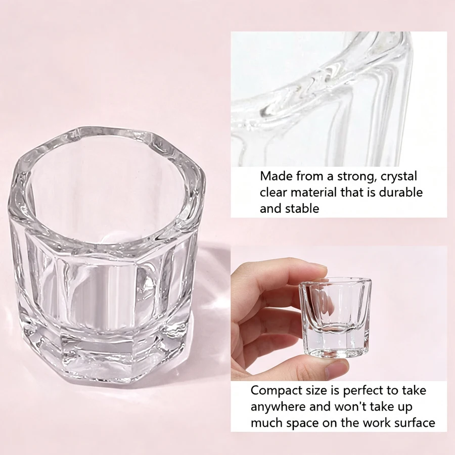 وعاء زجاجي شفاف، حامل مسحوق ال - مراجعة Acrylic Powder Clear وسعره
