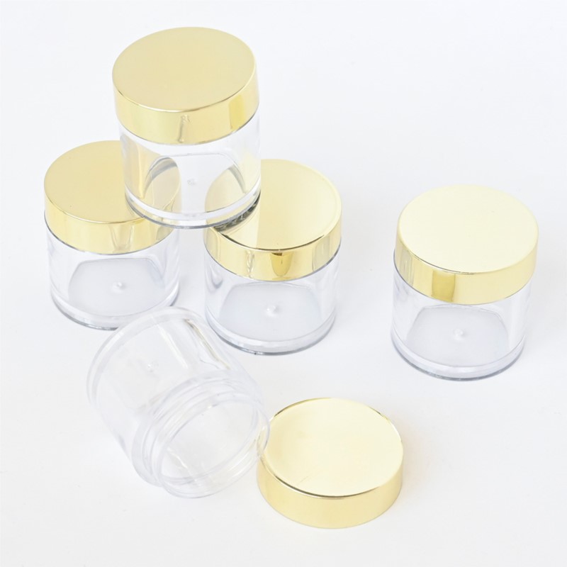 20/50/100 قطعة غطاء ذهبي واضح  - مراجعة Acrylic Powder Clear وسعره