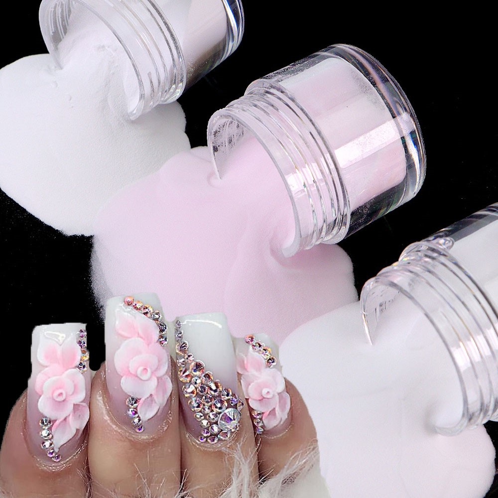 10 جرام/زجاجة مسحوق أكريليك اح - مراجعة Acrylic Powder Clear وسعره