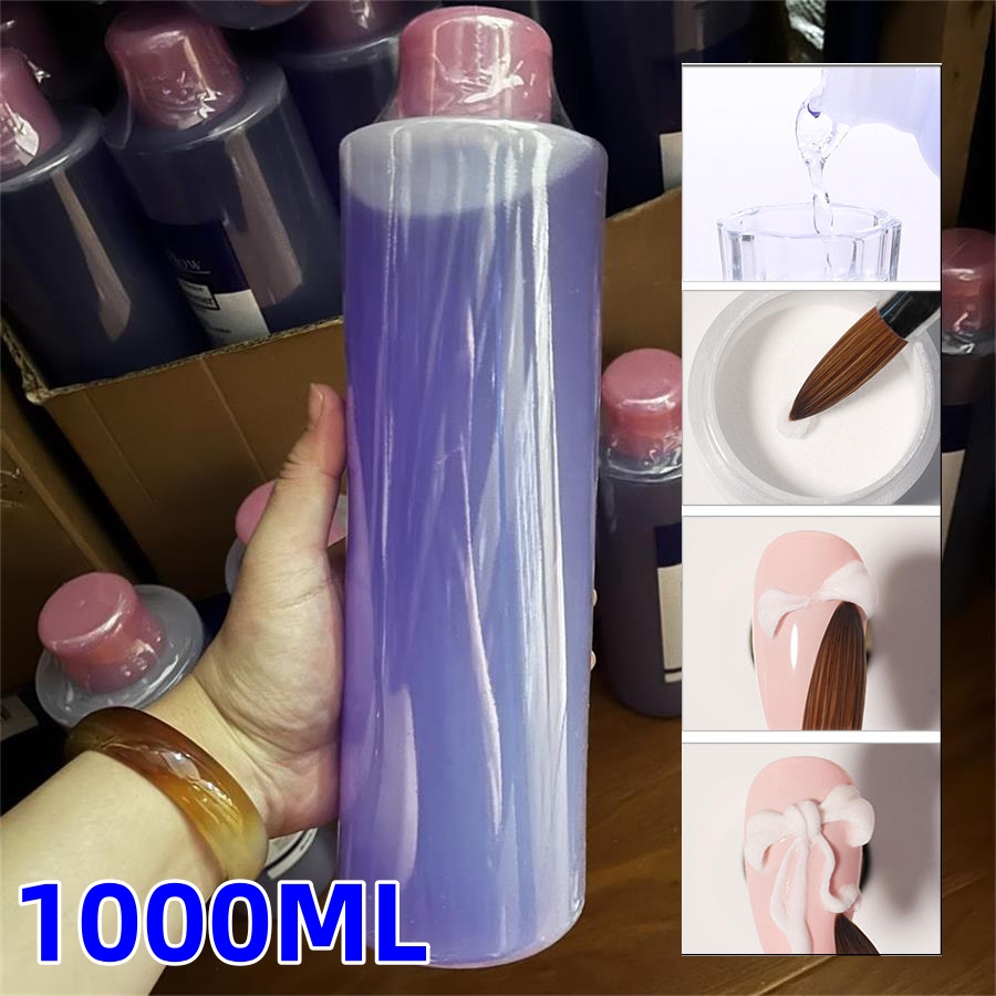 1000 مللي مونومر سائل أكريليك  - مراجعة Acrylic Powder Clear وسعره